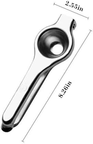 Lemon Squeezer Juicer - Citrus Juicer Handheld Stainless Steel Juicer Hand Press Citrus Squeezer For Making Emonade Lemon Juice Lime Juice Citrus Juice (2Pcs) Lemon Squeezer Juicer - Citrus Juicer Handheld Stainless Steel Juicer Hand Press Citrus Squeezer For Making Emonade Lemon Juice Lime Juice Citrus Juice (2Pcs)