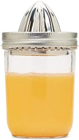 Jarware Juicer Lid For Wide Mouth Mason Jars Yellow Jarware Juicer Lid For Wide Mouth Mason Jars Yellow