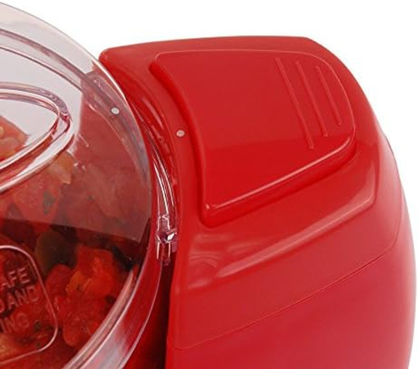 Mini Chopper By Select Brands - Mini Electric Food Chopper For Kitchen Appliances - Features Dishwasher-Safe Parts - Chops Minces & Dices - 1-1/2 Cups Black