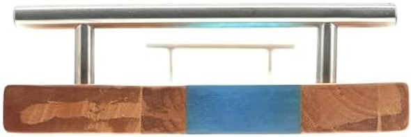 Pavilion Company - Life Is Better With Friends & Family - 21"X6" Serving Cheese Bread Wooden & Resin Board With Silver Handles And Spreader Knife Set Housewarming Hostess Host Charcuterie Present