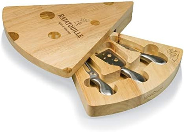 Picnic Time Disney Pixar Ratatouille Swiss Cheese Board & Knife Set Charcuterie Board Serving Platter (Parawood) Picnic Time Disney Pixar Ratatouille Swiss Cheese Board & Knife Set Charcuterie Board Serving Platter (Parawood)