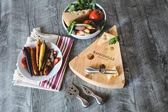 Picnic Time Disney Pixar Ratatouille Swiss Cheese Board & Knife Set Charcuterie Board Serving Platter (Parawood) Picnic Time Disney Pixar Ratatouille Swiss Cheese Board & Knife Set Charcuterie Board Serving Platter (Parawood)
