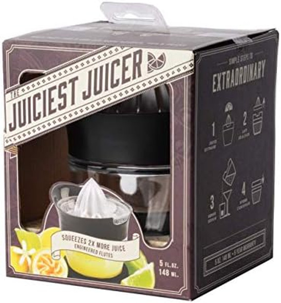 Prepara Tastemaker Juiciest Citrus Juicer 5 Fl. Oz Clear/Black