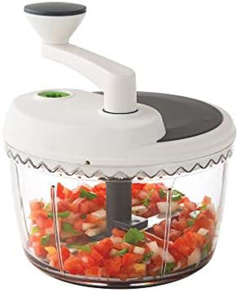 Prepworks By Progressive Dual Speed Chop & Whip Two Speed Settings Non-Skid Base Whip Cream Dressings Mincing Onions Salsa Mixer Vegetables Coleslaw