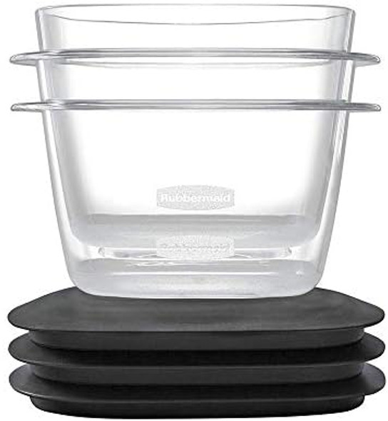 Rubbermaid Meal Prep Premier Food Storage Container 28 Piece Set Grey & Meal Prep Premier Food Storage Container 10 Piece Set Grey