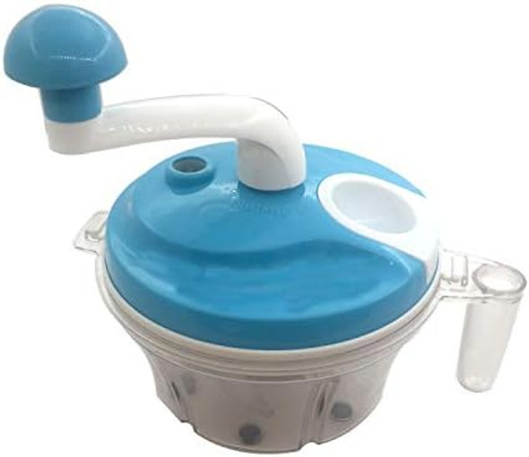 Vegetable Cutter Manual Hand Powered Crank Large Chopper Multi Function Manual Food Processor Kitchen Grinder Vegetable Chopper Atta Dough Maker With Beater Multifunction Kitchen Gadget