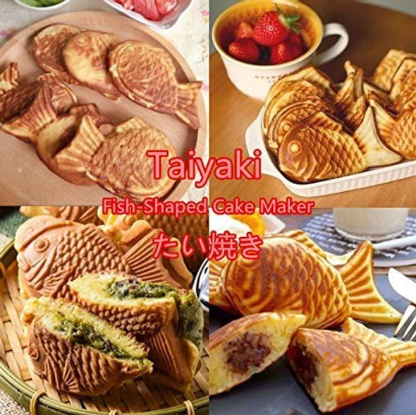 Yosoo Japanese Double Pan Nonstick Fish-Shaped Pancake Waffle Maker Egg Bubble Pan Aluminum Alloy Baking Plate For Home Kitchen Use (Fish-Shaped Waffle Maker) Yosoo Japanese Double Pan Nonstick Fish-Shaped Pancake Waffle Maker Egg Bubble Pan Aluminum Alloy Baking Plate For Home Kitchen Use (Fish-Shaped Waffle Maker)