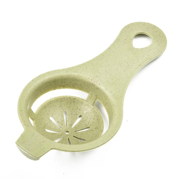 Mockery Plastic Egg Separator White Yolk Sifting Kitchen Tool Baking Accessory Non-Sticky Long Lasting Plastic Egg Filter for Dessert Plastic Filter Sieve Divider Holder (Green Pack of 1)