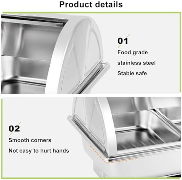 Food Soup Kettle Warmer With Ladle Countertop Cheese Warmer Catering Soup Warmer Commercial For Buffet Food Warmer Party