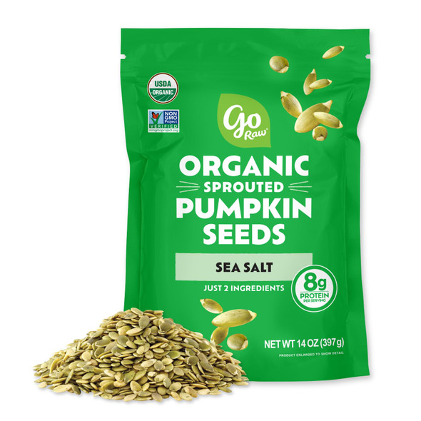 Go Raw Organic Sprouted Pumpkin Seeds 14 Oz