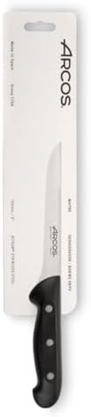 Arcos Boning Knife 6 Inch Stainless Steel. Professional Kitchen Knife For Cleaning Meats. Ergonomic Polyoxymethylene Handle And 160 Mm Blade. Series Maitre. Color Black Arcos Boning Knife 6 Inch Stainless Steel. Professional Kitchen Knife For Cleaning Meats. Ergonomic Polyoxymethylene Handle And 160 Mm Blade. Series Maitre. Color Black
