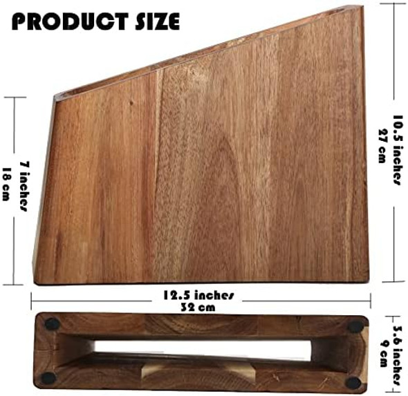 Magnetic Knife Block12-16 Knives Holder With Powerful MagnetsKnife Board Knife Strip Rack With Strong Magnet