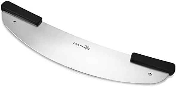 Pizza Cutter Knife 20" W/Non-Slip Handle Professional Commercial Sharp Pizza Rocker High Carbon Large Pie Bread Slicer Premium Pizza Oven Accessories Pizza Cutter Knife 20" W/Non-Slip Handle Professional Commercial Sharp Pizza Rocker High Carbon Large Pie Bread Slicer Premium Pizza Oven Accessories