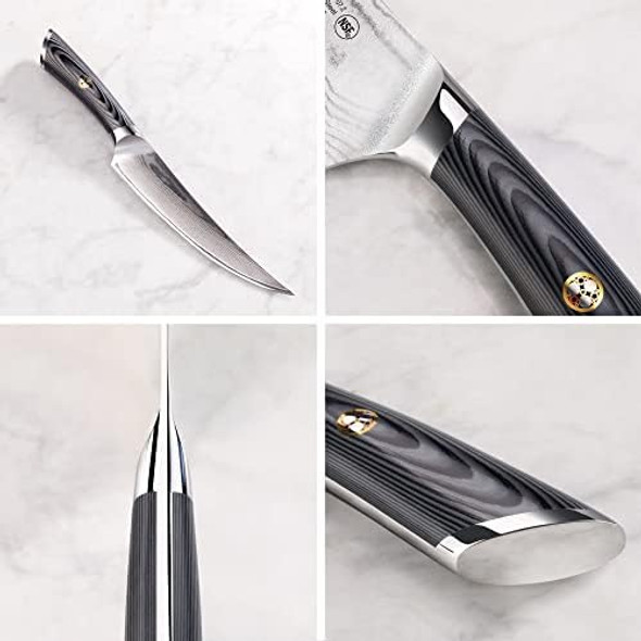 Cangshan Naka Series 7-Inch Boning Knife With Sheath Forged X-7 Steel 503084