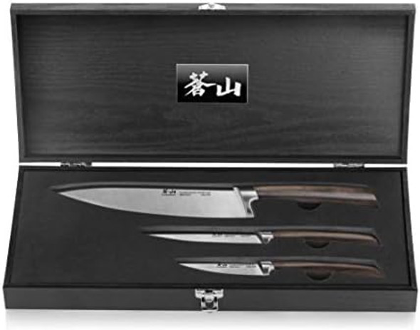 Cangshan A Series 61901 Swedish Steel Forged 3-Piece Starter Knife Set Cangshan A Series 61901 Swedish Steel Forged 3-Piece Starter Knife Set
