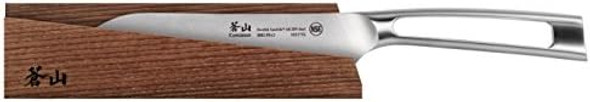 Cangshan Tn1 Series 1021769 Swedish 14C28N Steel Forged 7-Inch Santoku Knife And Wood Sheath Set