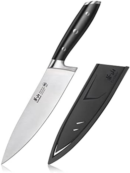 Cangshan Alps Series 502735 German Steel Forged 8-Inch Chef'S Knife With Sheath Black Cangshan Alps Series 502735 German Steel Forged 8-Inch Chef'S Knife With Sheath Black