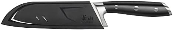 Cangshan Alps Series 502742 German Steel Forged 7-Inch Santoku Knife With Sheath Black Cangshan Alps Series 502742 German Steel Forged 7-Inch Santoku Knife With Sheath Black