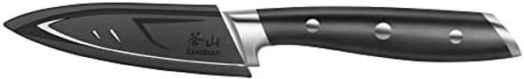 Cangshan Alps Series 502766 German Steel Forged 3.5-Inch Paring Knife With Sheath Black