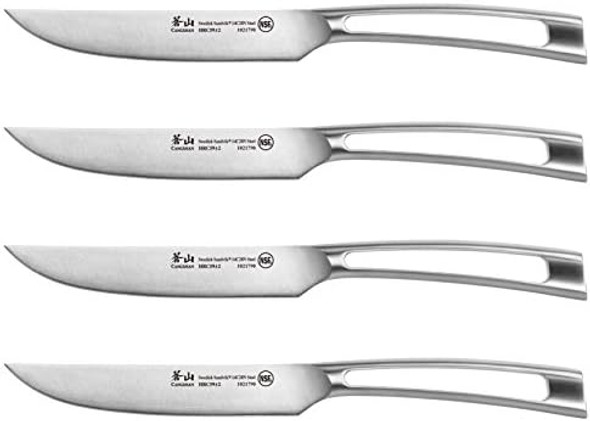 Cangshan Tn1 Series 1021806 Swedish 14C28N Steel Forged 4-Piece Steak Knife Set Cangshan Tn1 Series 1021806 Swedish 14C28N Steel Forged 4-Piece Steak Knife Set
