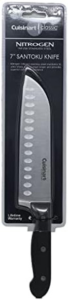 Cuisinart Classic 7" Santoku Knife With Guard - Nitrogen Infused Stainless Steel - C77Trn2-7San Cuisinart Classic 7" Santoku Knife With Guard - Nitrogen Infused Stainless Steel - C77Trn2-7San