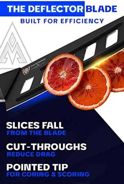 Dalstrong Vegetable Chef Knife - 7 Inch - Shadow Black Series - Black Titanium Nitride Coated - Razor Sharp - High Carbon 7Cr17Mov-X Steel - Sheath - Nsf