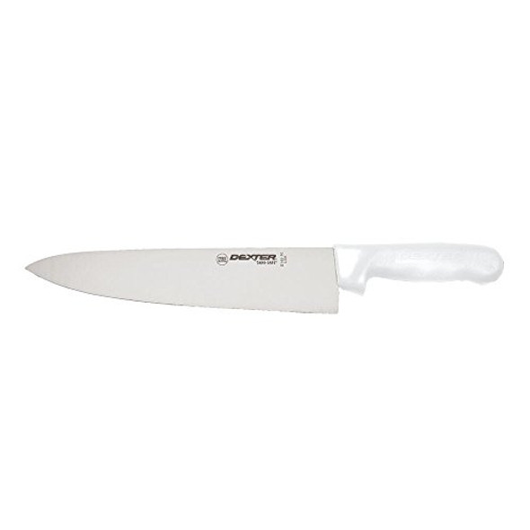 Dexter Sani-Safe Stainless Steel Cook'S Knife With White Polypropylene Handle - 10"L Blade