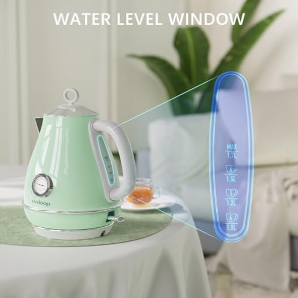 Electric Tea Kettle With 2 Tiers Electric Food Steamer For Cooking