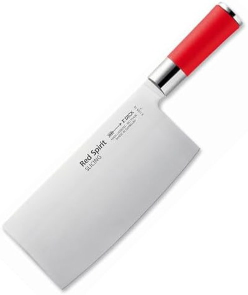 F. Dick - Red Spirit Chin. Chef’S Knife - Steel Cleaver With 7’’ Blade & 56 Hrc - Ideal For Precise Chopping - Ultra Sharp - Nsf - Lightweight And Robust Handle - Durable - Made In Germany F. Dick - Red Spirit Chin. Chef’S Knife - Steel Cleaver With 7’’ Blade & 56 Hrc - Ideal For Precise Chopping - Ultra Sharp - Nsf - Lightweight And Robust Handle - Durable - Made In Germany