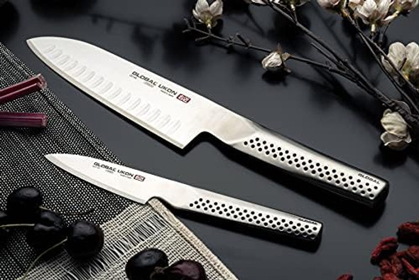 Global Ukon Gu-04-7" Hollow Ground Santoku Knife