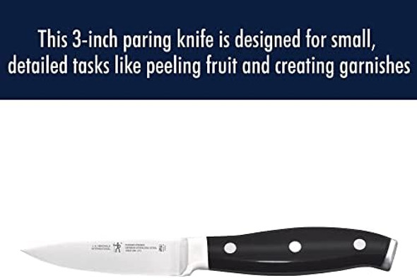 Henckels Forged Premio 3-Inch Paring Knife Black/Stainless Steel