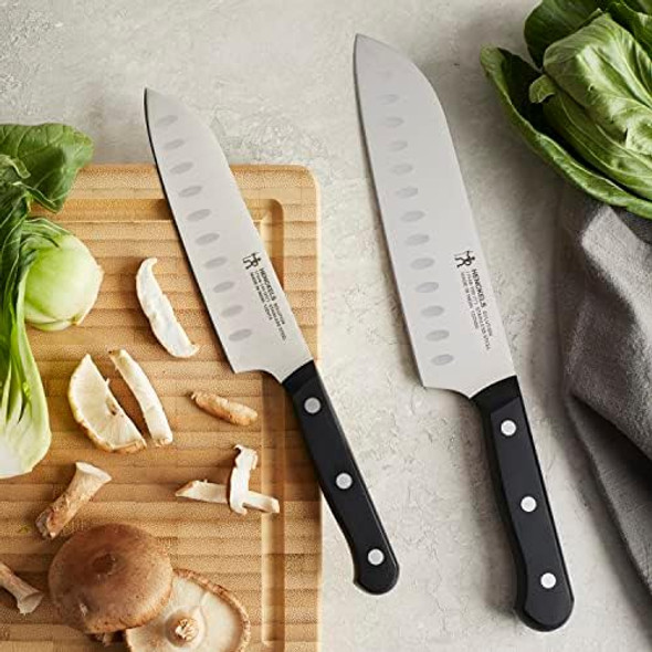 Henckels Solution Razor-Sharp 2-Pc Knife Set Santoku Knife 5 Inch Santoku Knife 7 Inch German Engineered Informed By 100+ Years Of Mastery Stainless Steel