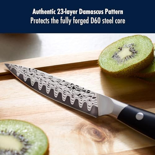 Henckels Compass Damascus 4-Inch Damascus Paring Knife
