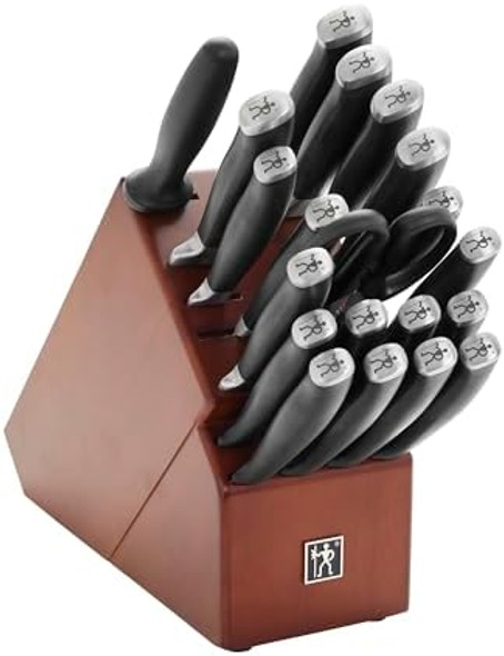 Henckels Elan 21-Pc Knife Block Set Brown