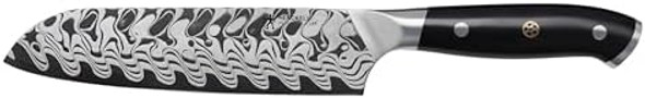 Henckels Compass Damascus 7-Inch Damascus Santoku Knife