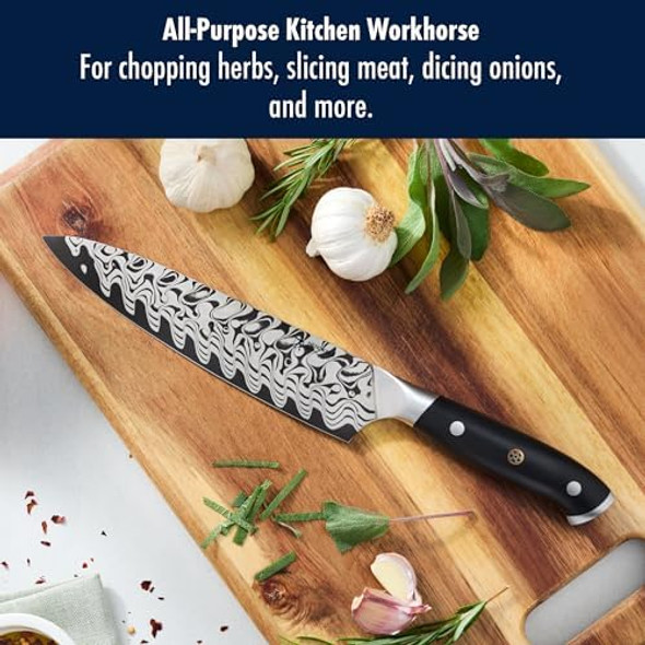 Henckels Compass Damascus 8-Inch Damascus Chef'S Knife
