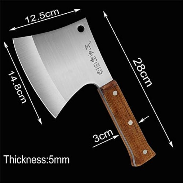 Professional Bone Cleaver Knife Stainless Steel Wood Handle Heavy Duty Chinese Kitchen Knife Chef Knife Meat Cutter Professional Bone Cleaver Knife Stainless Steel Wood Handle Heavy Duty Chinese Kitchen Knife Chef Knife Meat Cutter