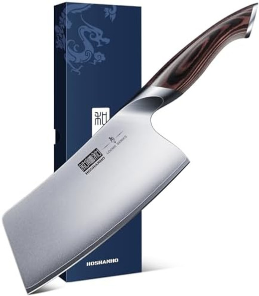 Cleaver Knife 7 Inch Ultra Sharp Japanese High Carbon Steel Vegetable Meat Cleaver Multifunction Chopper Butcher Knife For Home Kitchen And Restaurant Cleaver Knife 7 Inch Ultra Sharp Japanese High Carbon Steel Vegetable Meat Cleaver Multifunction Chopper Butcher Knife For Home Kitchen And Restaurant