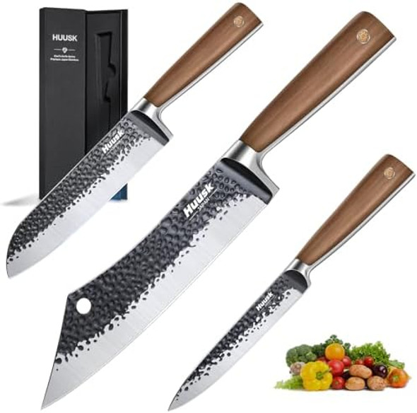 Huusk Kitchen Utility Knife 5.5" Paring Knife Ultra Sharp High Carbon Steel Meat Cleaver Knife Butcher Knife For Meat Cutting Santoku Knife 7 Inch For Slicing Bbq Kitchen Cooking With Present Box Huusk Kitchen Utility Knife 5.5" Paring Knife Ultra Sharp High Carbon Steel Meat Cleaver Knife Butcher Knife For Meat Cutting Santoku Knife 7 Inch For Slicing Bbq Kitchen Cooking With Present Box