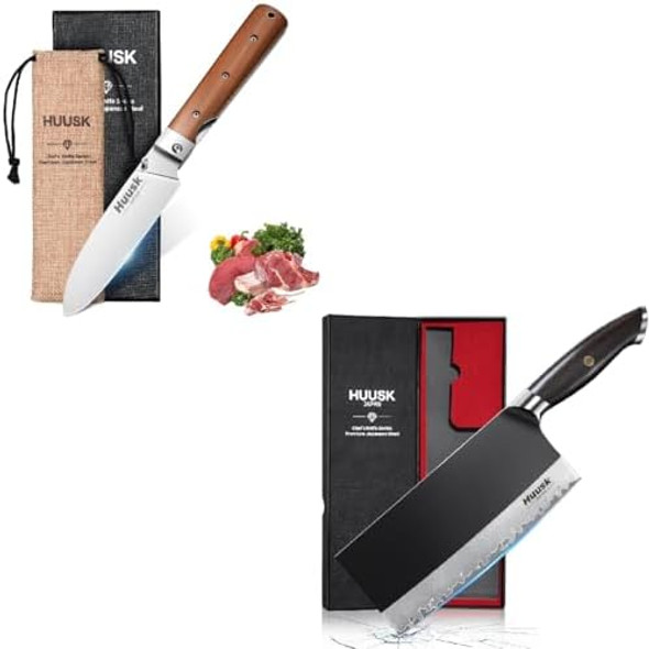 Huusk Folding Chef Pocket Knife 7.5 Inch Meat Cleaver Butcher Knife For Meat Cutting Professional Chopping Knife Japanese Santoku Knife Portable Meat Knife For Vegetable Fruit For Men Huusk Folding Chef Pocket Knife 7.5 Inch Meat Cleaver Butcher Knife For Meat Cutting Professional Chopping Knife Japanese Santoku Knife Portable Meat Knife For Vegetable Fruit For Men