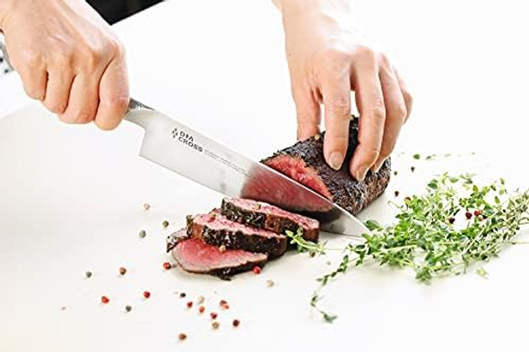 Dia-Cross By Chroma Zaku Giri 6" Stainless Steel Vegetable Knife - Razor Sharp Vegetable Knife Chef'S Knife Chef'S Vegetable Cleaver Sharp Knives