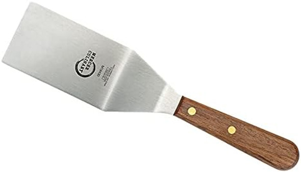Mercer Culinary Praxis Rosewood Handle Square Edge Turner 4 Inch X 2.5 InchBrown Mercer Culinary Praxis Rosewood Handle Square Edge Turner 4 Inch X 2.5 InchBrown