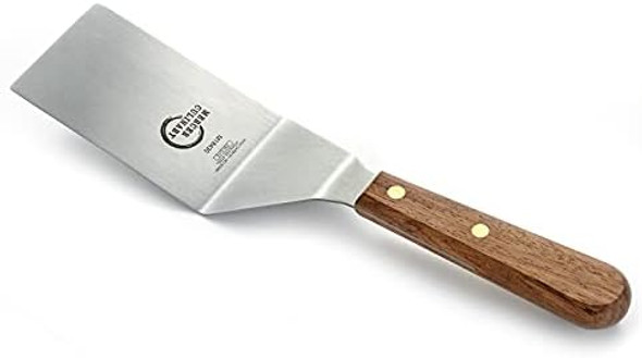 Mercer Culinary Praxis Rosewood Handle Square Edge Turner 4 Inch X 2.5 InchBrown Mercer Culinary Praxis Rosewood Handle Square Edge Turner 4 Inch X 2.5 InchBrown