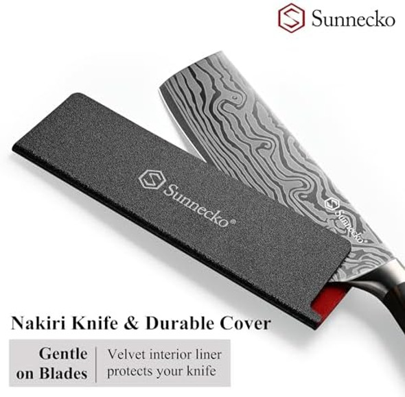 Sunnecko Pro Cleaver Knife Set
