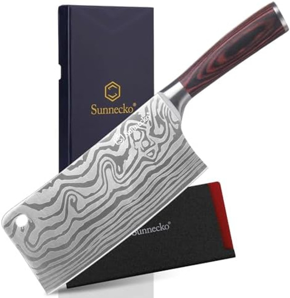 Sunnecko 2Pcs Meat Knife Set