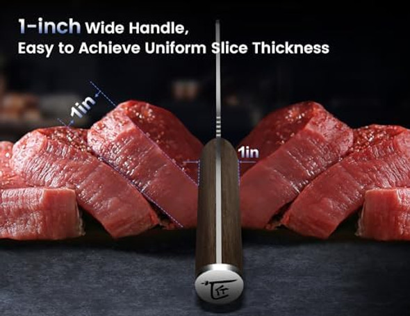 Cleaver Chef Knife 7 Inch+Butcher Knife 10 Inch Japanese Style