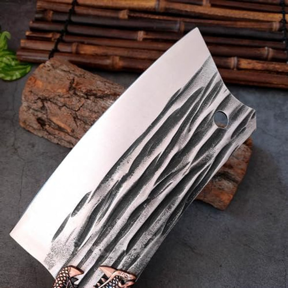 Meat CleaverCleaver Knife 8 Inch Chinese Chef Knife Handmade Forged Stainless Steel Meat Fish Chopping Cleaver Vegetables Slicing Kitchen Knife Lamajiga5844