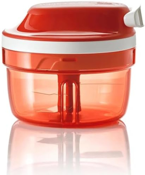 Tupperware Chop 'N Prep Chef In Salt Water Pink/Red Tupperware Chop 'N Prep Chef In Salt Water Pink/Red