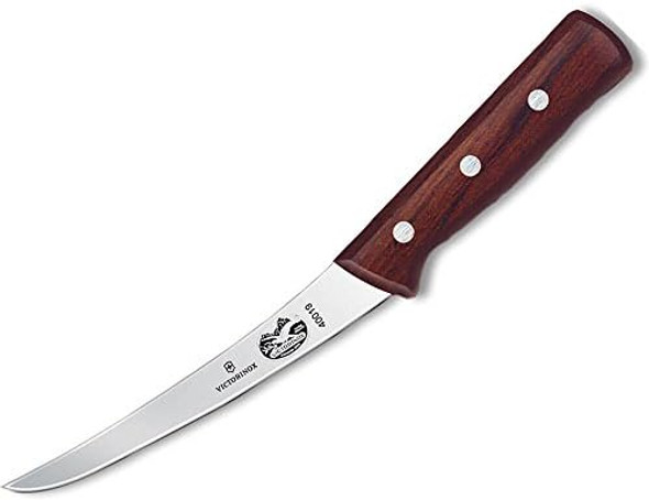 Victorinox 6" Boning Knife Curved Blade Flexible Maple Wood Handle 5.6616.15