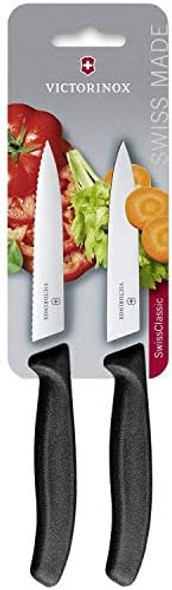 Victorinox Swiss Classic Paring Knife Set 2 Knifes 10 Cm Pointed Tip